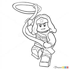 Lego Woman Drawing Superheroes Lego Wonder Woman Lego Super Heroes