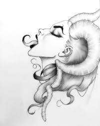 Tattoo Ink Tatouage Draw Drawing Dessin Art Women Woman Aries Aries Tattoo Aries Art Aries Ram Tattoo