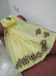 Buy all types of embroidery, sequence & mirror work sarees at best price in india with latest collections updated daily. Kota Doria Embroidery Work Saree Shop Online Women Fashion Indo Western Ethnic Wear Sari Suits Kurtis Watches Gifts