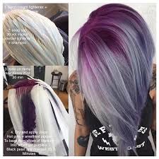 Purple Shadow Root Hair Styles Short Hair Color Short Hair Styles
