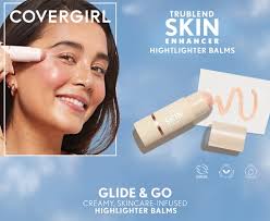 COVERGIRL TruBlend Skin Enhancer Highlighter Balm, Rose Beam 320, 0.21 oz