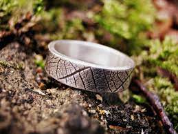 Nature Themed Wedding Ring Fall Jewelry Jewellery Uk Leaf Skeleton
