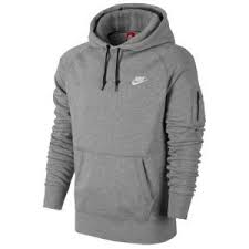 Black And Grey Nike Hoodie Nike Aw77 Fleece Hoodie Men S At Foot Locker Nike Hoodies For Men Hoodies Men Sweatshirts Hoodie
