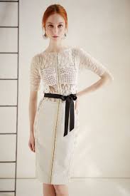Byron Lars Carissima Sheath Dress Lace White Dress Fashion Dresses