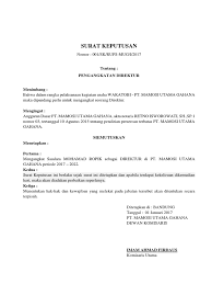 Contoh surat keputusan pergantian pengurus organisasi. Contoh Sk Pengangkatan Direktur Perusahaan Dunia Sosial