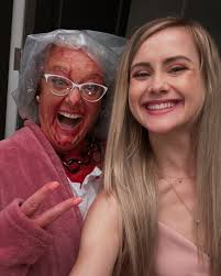 Some pics with the lovely cast (and director) of Invasive 2: Getaway 🥳❤️ I  am so grateful to have worked with every single one of you. It's amazing  how much you bond