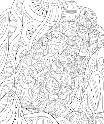 Colorings with a complex picture, pattern or ornament can calm your nerves, help to relax and enjoy the activity. Adult Coloring Book Page A Cute Little Dog For Relaxing Zen Art Style Illustration Stock Vector Illustration Of Bookpage Fauna 107417397