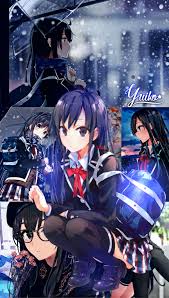 Yukino Yukinoshita Wallpaper Yui Yuiko Oregairu Seni Anime Animasi Gambar Anime
