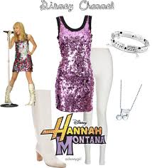 With bubble hem, attached belt, and black and white stripes there is even a sheer black overlay with black polka dots on the bodice for a rocking. Designer Clothes Shoes Bags For Women Ssense Hannah Montana Costume Hannah Montana Outfits Disney Inspired Fashion