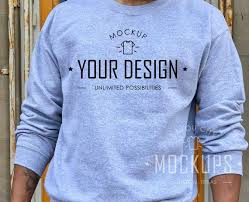 Free Sport Grey Sweat Shirt Mockup Gildan Sweat Shirt Mockup Psd The Best Free Fashion Apparel Mockups A Shirt Mockup Free Packaging Mockup Clothing Mockup
