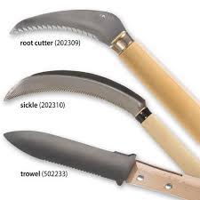 Set Of 3 Japanese Garden Tools Cutter Sickle And Trowel Japanese Garden Tools Garden Tools Japanese Garden