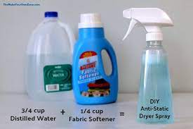 Diy Anti Static Fabric Softener Dryer Spray