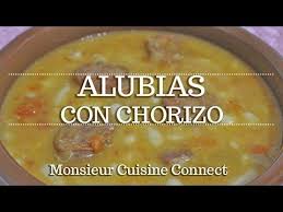Alubias Con Chorizo En Monsieur Cuisine Connect Ingredientes Entre Dientes Youtube Alubias Con Chorizo Alubias Recetas Monsieur Cuisine