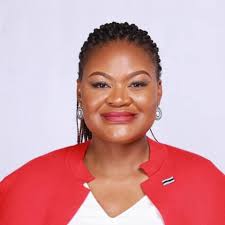 Beauty Manake ha ise a nne mopalamente wa phikwe not even for a day, she is  a campaigning candidate and you are throwing stones at her as if she has  been mopalamente