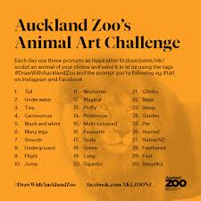 The idea behind this drawing prompt generator is simple: Create With Auckland Zoo Kid S Activities