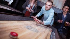 Shuffleboard wax, also known as sand, dust, powder, cheese, salt, sawdust, and more, is a material that's sprinkled on table shuffleboards to decrease friction between the puck and the table, preserve the tables thickness, and increase the speed of weights as they glide across the table. What Is A Shuffleboard Liberty Games