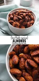 Buffalo Spice Almonds 123 Jpg Healthy Snacks Recipes Spiced Almonds Almond Recipes