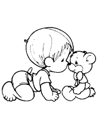 Since the day you found out you were expecting, you've probably been dreaming about what your baby might look like. Baby Coloring Pages