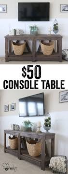 Love This Console Table Only 50 In Lumber Http Www Shanty 2 Chic Com Homedecor Farmhouse Console Table Diy Furniture Furniture