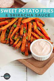 They give a little sweetness and the added cayenne pepper gives it a nice spicy twist. Healthy And Creamy You Ll Flip For This Sweet Potato Fries Dipping Sauce Made With G Sweet Potato Fries Sweet Potato Recipes Fries Sweet Potato Fries Healthy
