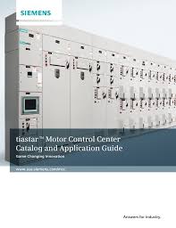 siemens motor control center mcc catalog