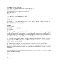 Contoh Surat Penolakkan