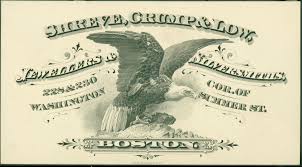 We did not find results for: Trade Card For Shreve Crump Low Jewelers Silversmiths 228 230 Washington Corner Of Summer Street Boston Mass Undated Historic New England