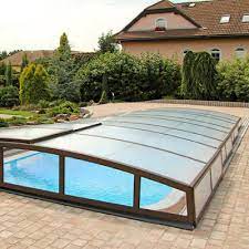 Une nouvelle génération d'abris designs et faciles à vivre.enfin un abri de piscine qui mise aussi. Abri Bas Pour Piscines 8x4m Majestic