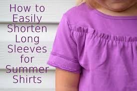 Make A Long Sleeve Shirt Short Sleeve For Summer How To Make Shorts Shorts Tutorial Summer Shirts