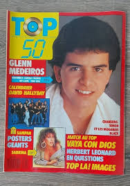 MAGAZINE TOP 50 avec poster numéro 104 Sabrina, Sampan, Medeiros, david  hallyday EUR 8,90