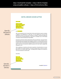 Free Hotel Driver Cover Letter Word Google Docs Apple Mac Pages In 2020 Cover Letter Template Free Cover Letter Template Lettering