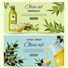 Download Olive Oil Cartoon Banners Set For Free In 2020 Olive Oil Benefits Olive Oil Cartoon Extra Virgin Olive Oil