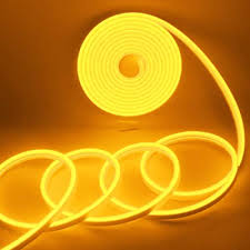 Owing to our trustworthiness and quality oriented approach, we are readily instrumental in the domain of offering to our patrons, yellow led light strip. Buy Everbright Led Strip Lights 12v Led Neon Rope Light Indoor Outdoor 16 4ft 600smd Amber Led Strip Silicone Led Neon Lights Waterproof Flexible For Signboard Bar Home Party Holiday Decoration Online In