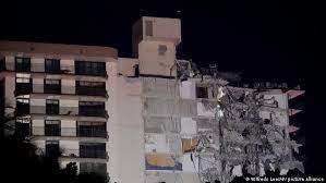 El derrumbe afectó a uno de los costados del edificio de apartamentos de miami. 3fzsdsy1ubxzgm