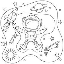 Whether you're learning about the solar system or simply love the adventurous nature of space travel, these pictures will satisfy your artistic. Space Coloring Book For Kids Astronauts Planets Space Ships And Outer Space For Kids Ages 6 8 9 12 By Young Dreamers Press Saikova Anastasiia Amazon Ae