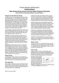 Printable disability forms for california. New Jersey Gross Income Tax And Other Employer Payments Form Nj 927 H Instructions Business Paperless Telefiling System Printable Pdf Download