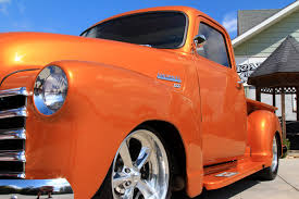 Image result for Orange 1955 Truck