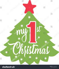 My First Christmas Treechristmas Tree Christmas First Christmas Branding Design Inspiration