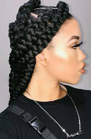 The big box braids are in all different shades ranging from pink to green. Box Braid Hairstyles Big Novocom Top