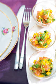 Tartare De Saumon Mangue Et Avocat Recette Tartare De Saumon Recette Saumon A La Mangue Tartare De Saumon