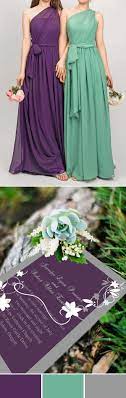 Google Image Result For Http Www Tulleandchantilly Com Blog Wp Content Uploads 2016 Purple And Green Wedding Wedding Colors Purple Purple Bridesmaid Dresses