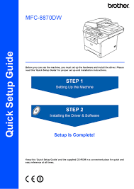Driver canon mp950 for windows 7 64 bit. Brother Mfc 8870dw Quick Setup Manual Pdf Download Manualslib