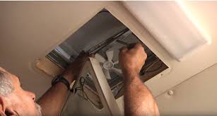 Plastic vents and other areas, such as the appliance cover and breather, end up thrusting outward. Video Replace An Rv Roof Vent Cover Good Sam Camping Blog