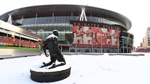His first premier league goal for arsenal. Pictures Snow Falls Over Emirates Stadium Gallery News Arsenal Com
