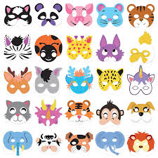 Wolf Mask Animal Mask Kids Mask Halloween Costume Kid Diy Printable Animal Mask For Children Zoo Party Themes Animal Masks For Kids Jungle Party Supplies