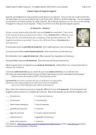 Maybe you would like to learn more about one of these? Calameo Today S English Spanish Cognate