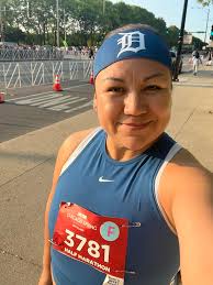 Good luck, runners! The annual Detroit Free Press Marathon kicked off in  the Motor City this morning.