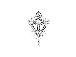 Lotus Botao Flower Tatuagens Minimalistas Minitatuagens Tatuagens