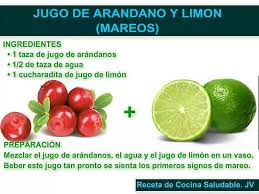 Jugo De Arandano Y Limon Para Los Mareos Jugo De Arandanos Jugos Taza De Jugo