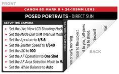 Canon Eos 6d Mark Ii Cheat Sheet Best Settings For The Canon 6d Mark Ii Camera Settings Cheat Sheet Camera Hacks Photography Cheat Sheets